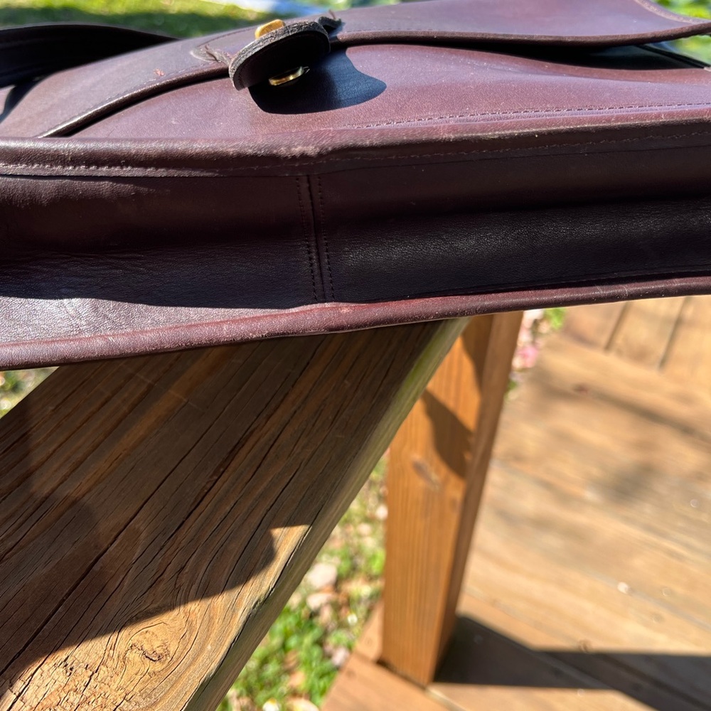 ✨SOLD✨ Vintage Coach Crossbody Messenger Laptop Metropolitan Briefcase 5180 EVC - Picture 8 of 16